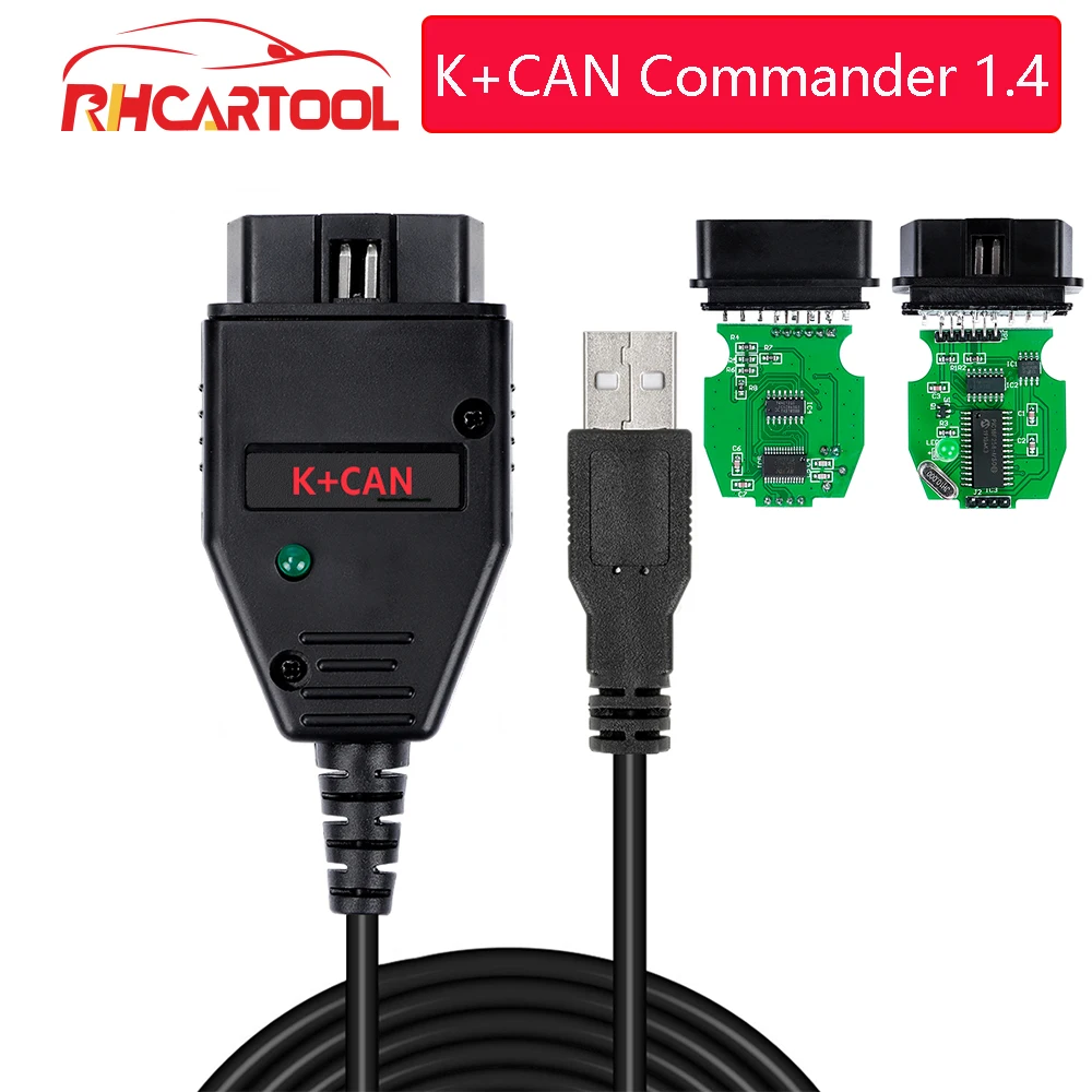 Для VAG K+ CAN Commander 1,4 с FTDI FT232RL PIC18F258 чип OBD2 Диагностический интерфейсный кабель для VW/для AUDI/для SKODA