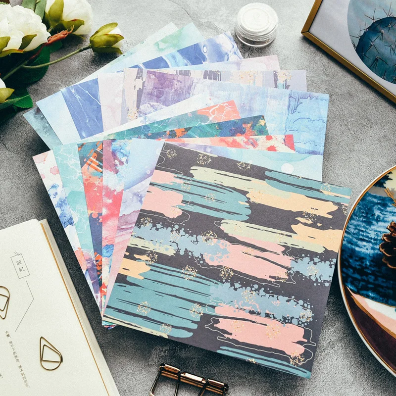 6 &quot12 листов брызг Скрапбукинг и рисунком в виде птичек-оригами художественная