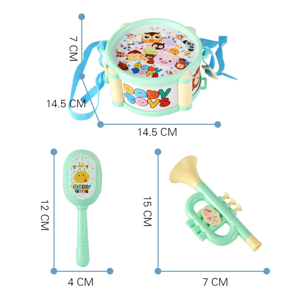 6 шт набор детских барабанов музыкальные игрушки игрушка барабанные палочки