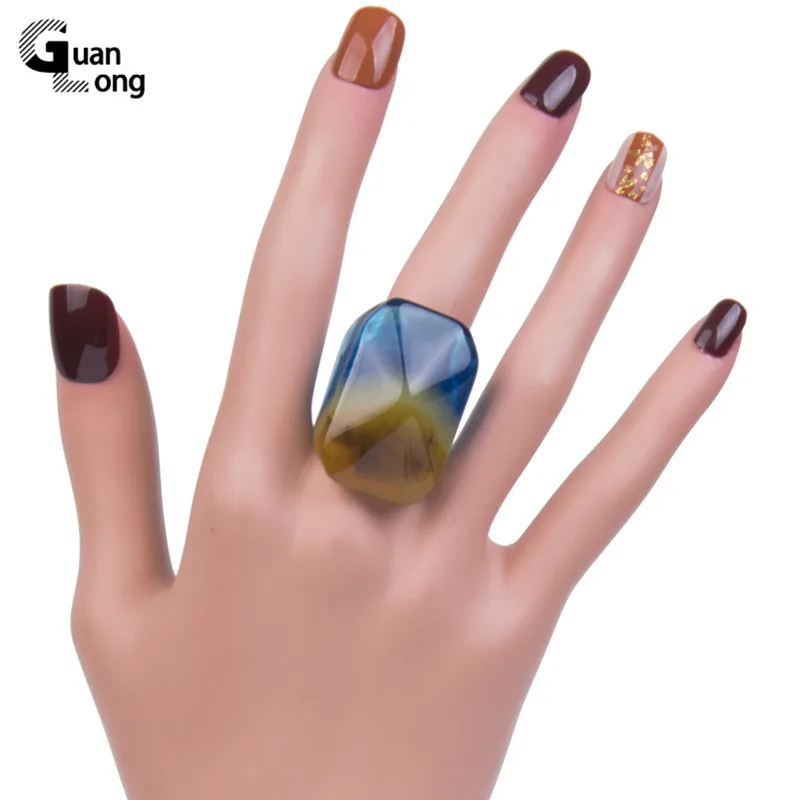 GuanLong Модные Винтажные/обручальные женские кольца новые ювелирные изделия