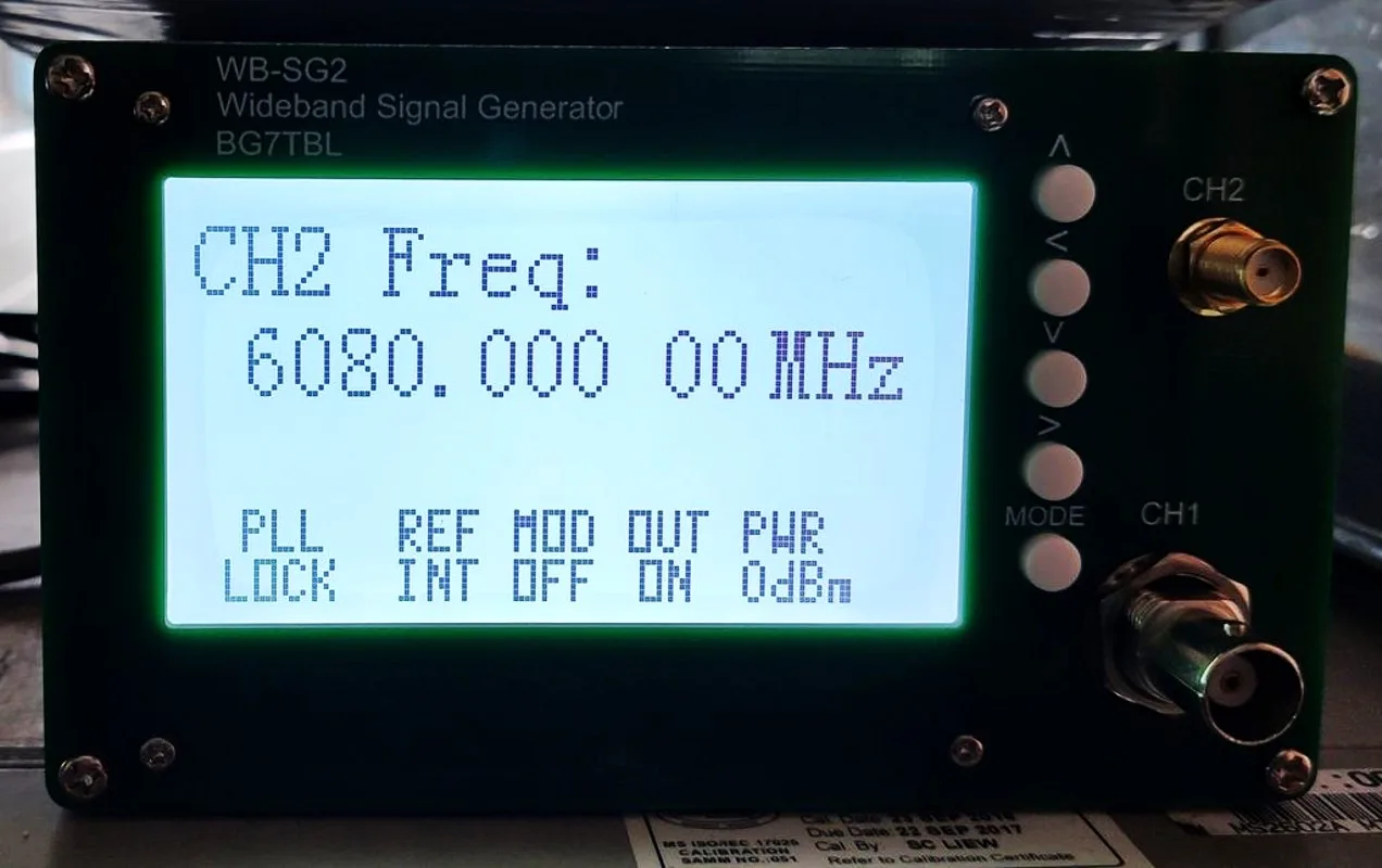 WB-SG2 генератор сигналов BG7TBL источник сигнала 1 Гц-20 г Гц 6 4 9 5 15 18 20 3 2 &quotЖК-дисплей с