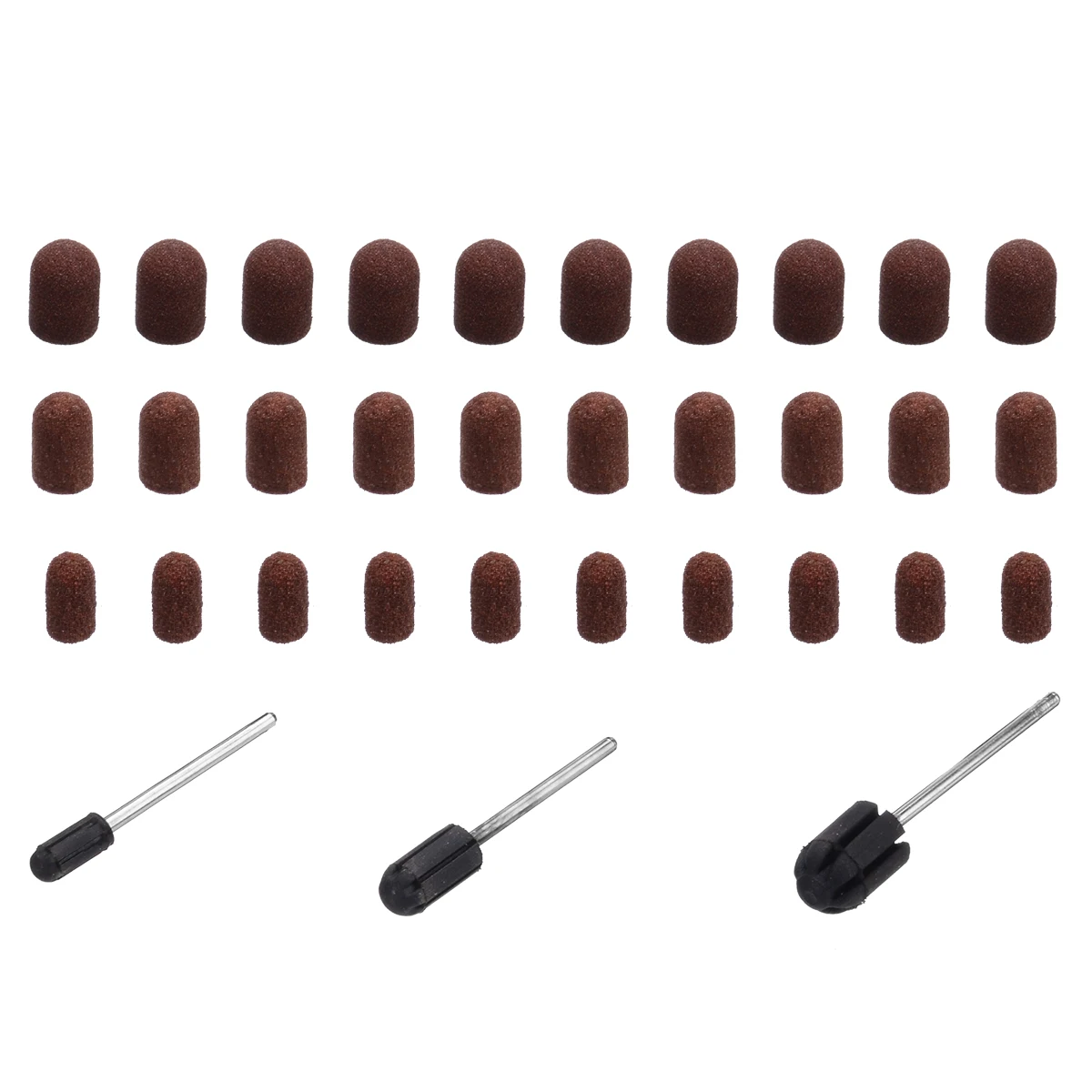 10 шт шлифовальных абразивных колпачков с гвоздями сверла резаки электрические