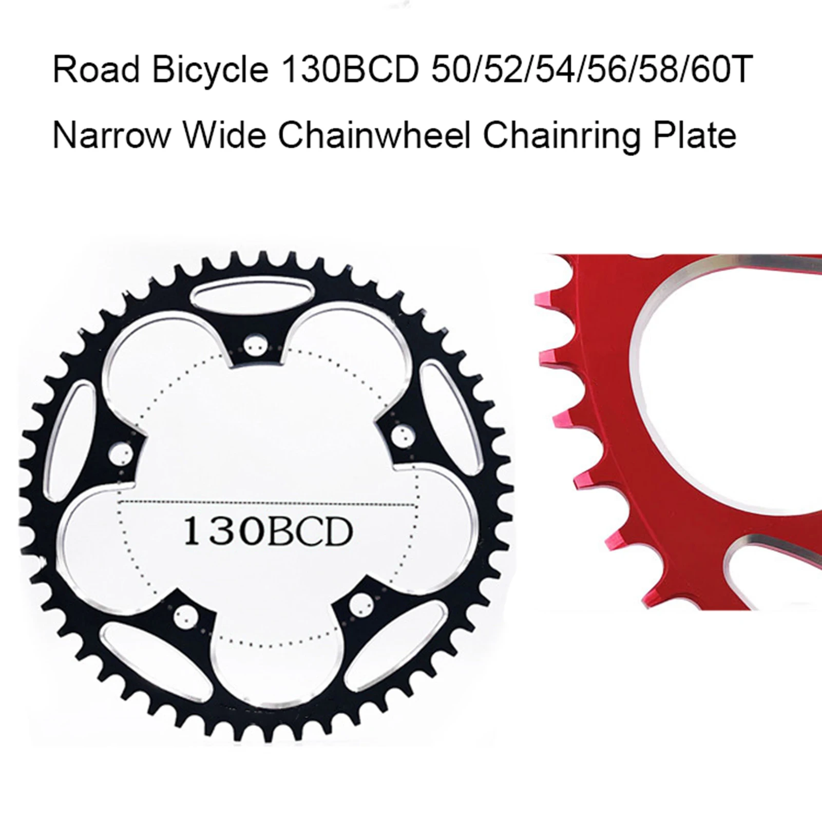 Дорожный велосипед 130BCD 50/52/54/56/58/60T узкая широкая звездочка велосипедные