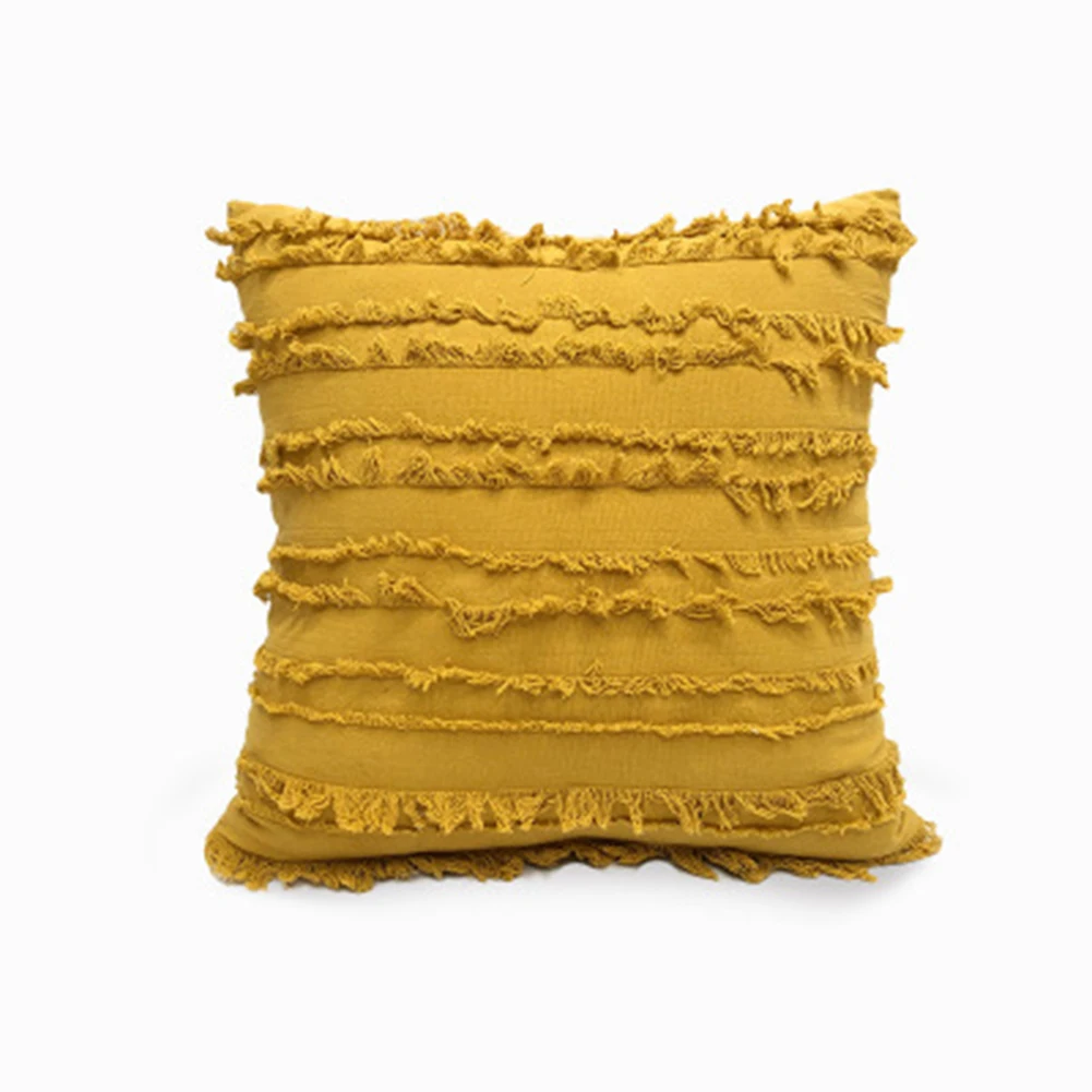 Наволочка с кисточкой для гостиной наволочка дивана 1 автомобиля 45*45 см белый