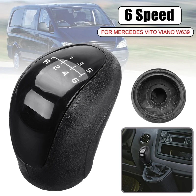 6 Speed Car Gear Shift Knob Head Cover Shifter Lever Stick For Mercedes Vito Viano Sprinter Ii / Vw-Crafter | Автомобили и