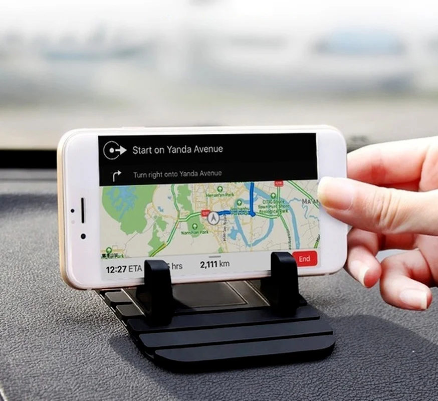 car non slip mat phone holder dashboard desktop mount silicone pad simple durable gps stand bracket free global shipping