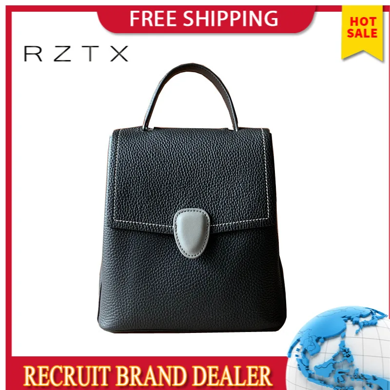 

New Top Layer Cowhide Backpack Leisure Fashion Leather Women's Bag High Quality