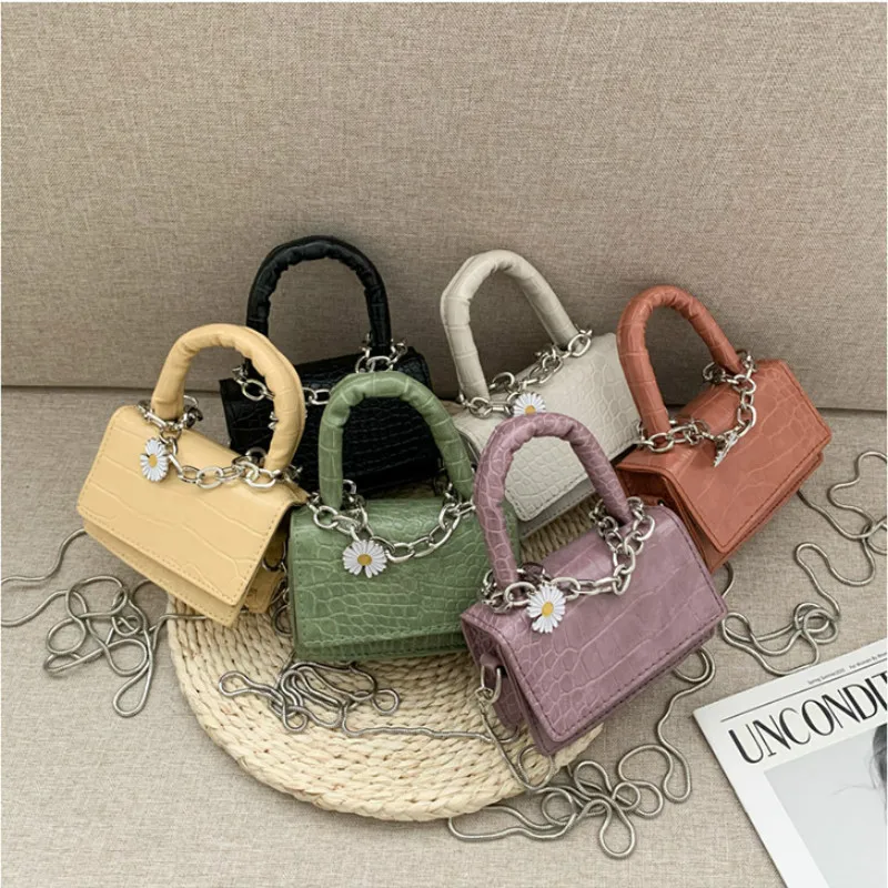 

Bags for Women 2020 New Small Bag Solid Color Chain Messenger Bag Female Wild Shoulder Bag Female Small Bag