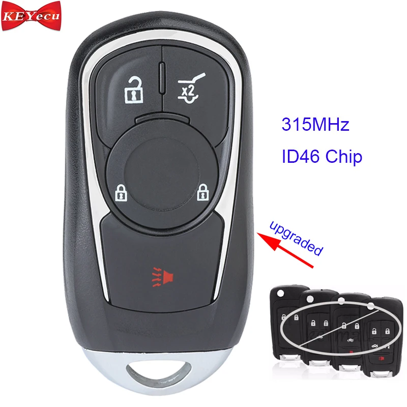 KEYECU для Chevrolet Buick Opel Модернизированный смарт ключ без ключа Go дистанционный