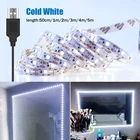 USB-светильник для косметики, светодиодный водонепроницаемый светильник для зеркала для макияжа, световая полоса, подсветка для телевизора, лампа для зеркала, туалетный столик, настенная лампа для спальни
