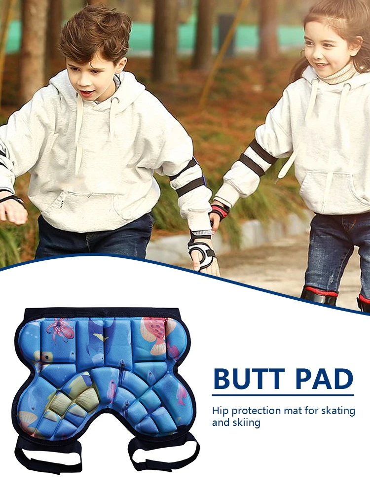 

Kids Hip Pad Butt Protective Gear Youth Padded Shorts for Ski Ice Skate Snowboard Hockey Soccer