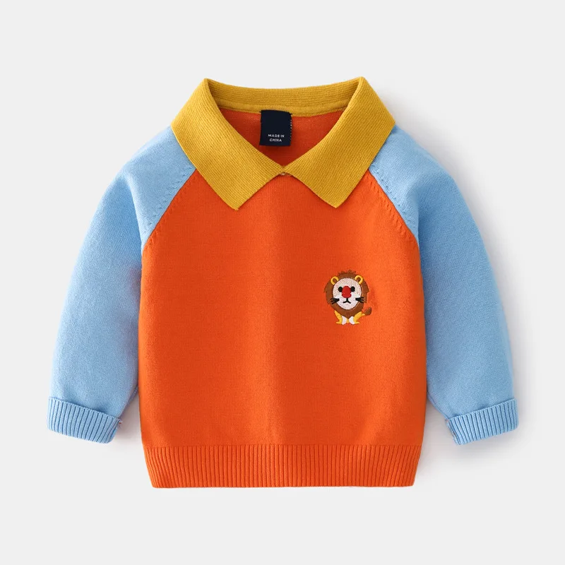 

2-8T Toddler Kid Baby Boys Autumn Winter Clothes Knitted Pullover Top Party Club Gentleman Boys Sweater Children Knitwear