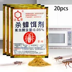 Эффективное средство для уничтожения тараканов, 20 шт.лот, приманка, специальный инсектицид, жук, насекомые, ловушка для уничтожения вредителей