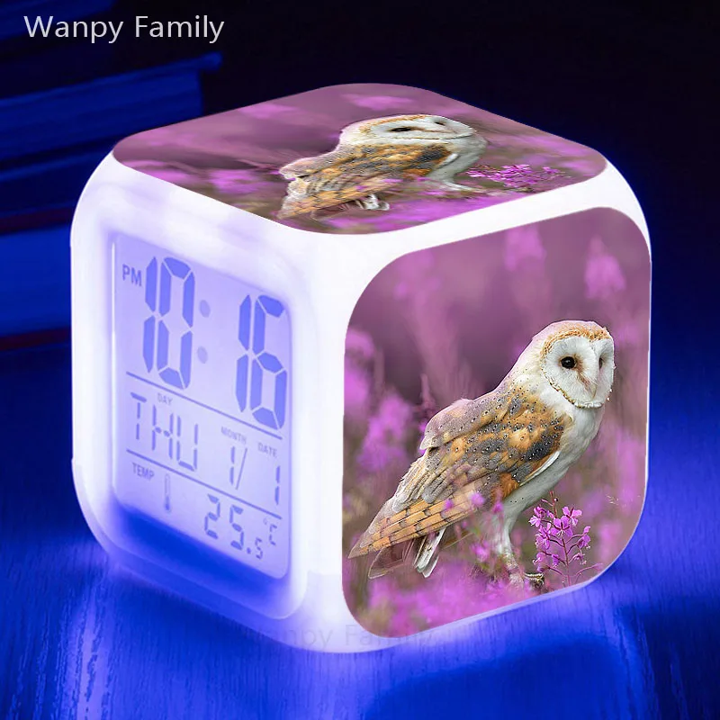 Kids Room Touch Flash Luminous Electronic Watches Clock