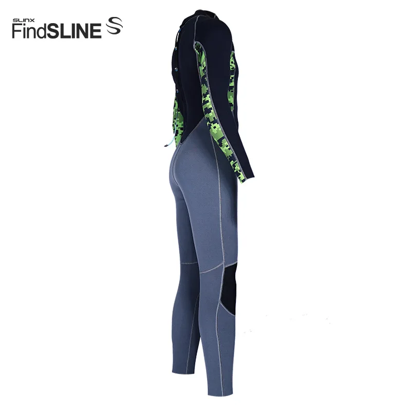 Мужской Цельный гидрокостюм Slinx из неопрена суперэластичный облегающий костюм