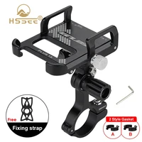360%c2%b0rotating convenient bicycle phone holder solid aluminum alloy bike phone support mtb electric scooter cycling accessories