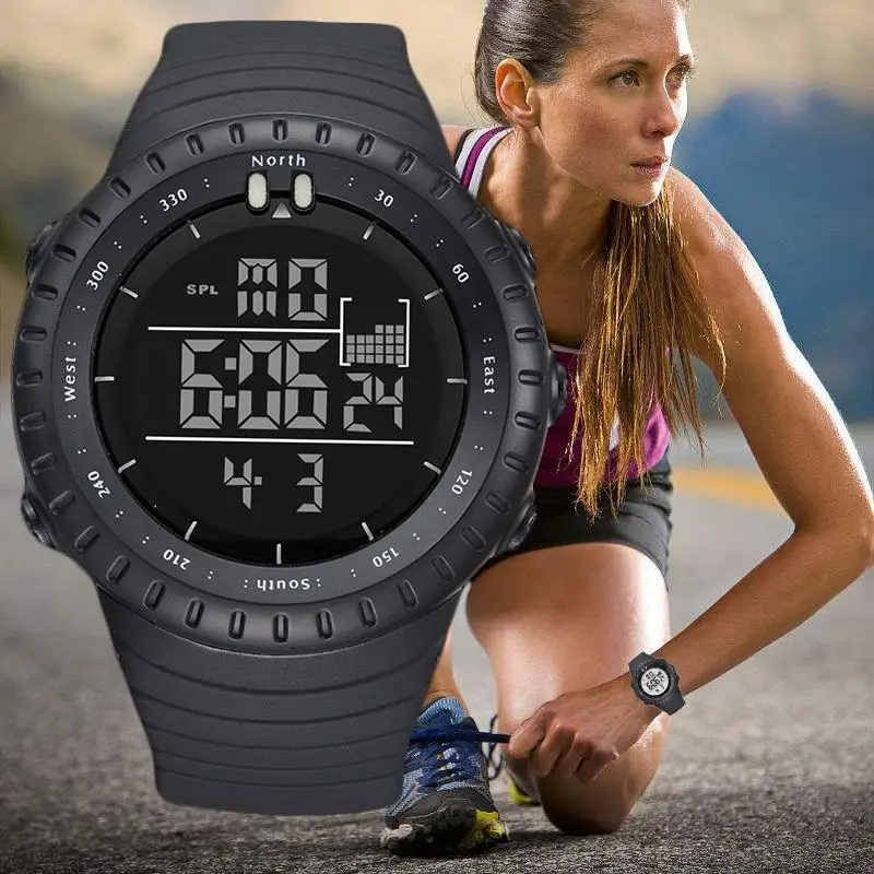 Модные Повседневные часы мужские спортивные цифровые военные 2019 электронные