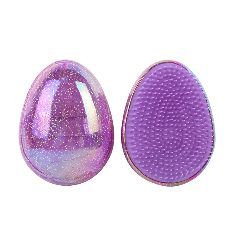 

Colorful Shunfa Egg Comb Portable Comb Straight Hair Household Massage Shunfa Comb Multicolor Optional Hair Care Styling Tools