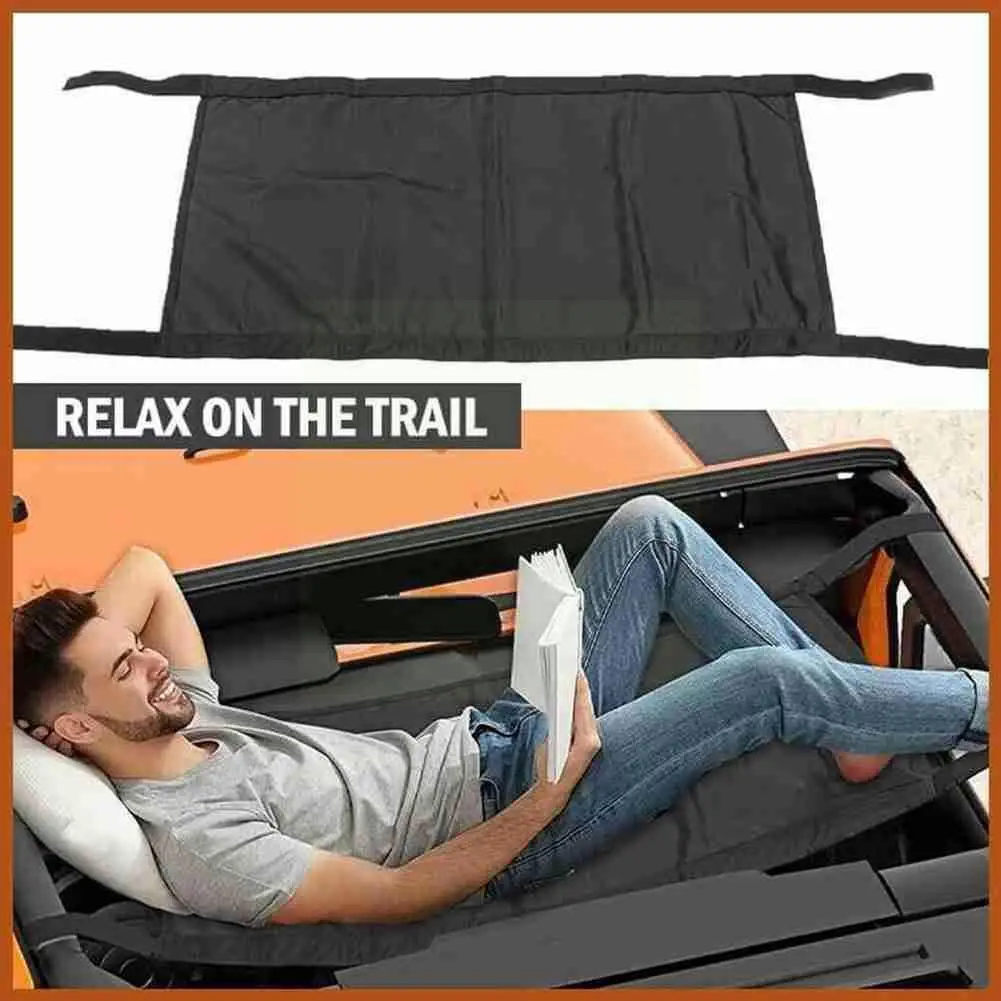 

Summer Car Roof Sun Shade Hammock Suitable For 1987-2020 Jeep Wrangler M3V4