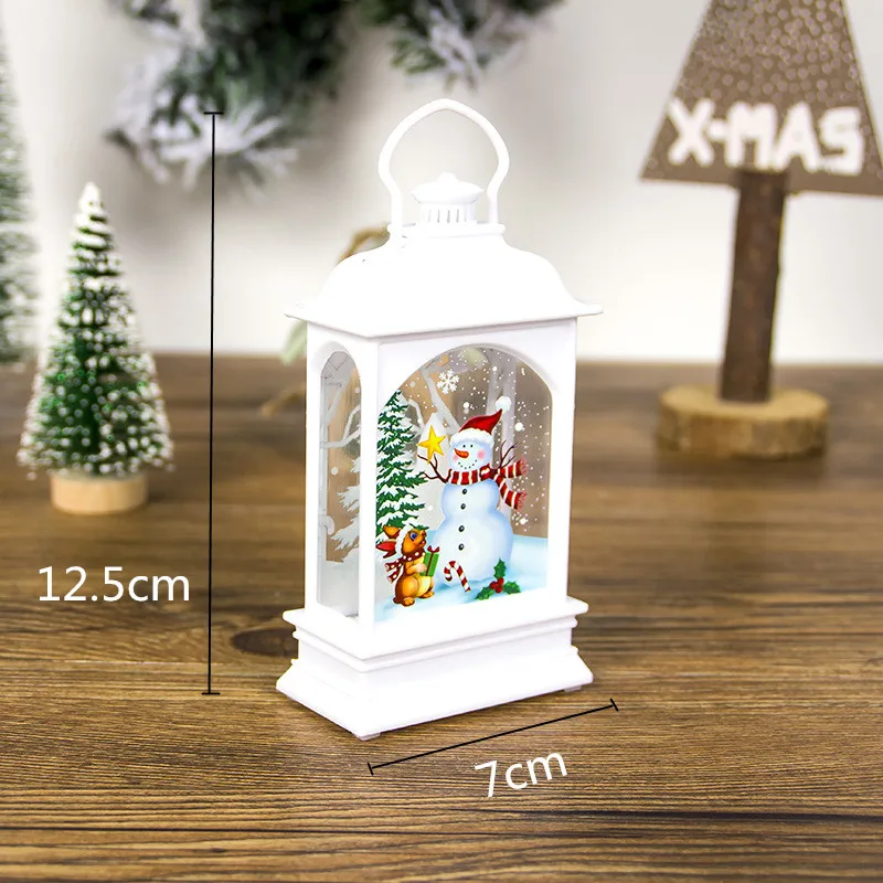 Рождественские украшения для дома светодиодный 1 шт. Рождественская свеча с