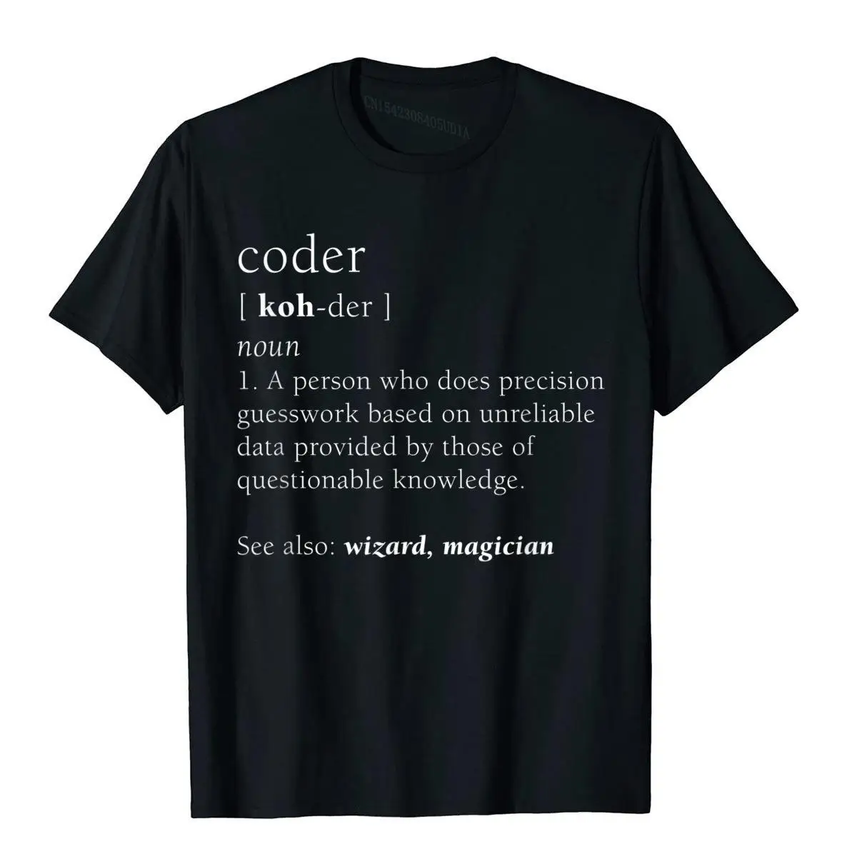 

Coder Definition Shirt Funny Cute Computer Nerd Gift T Shirts Tops T Shirt Funny Cotton Military Tight Men Harajuku Camisas