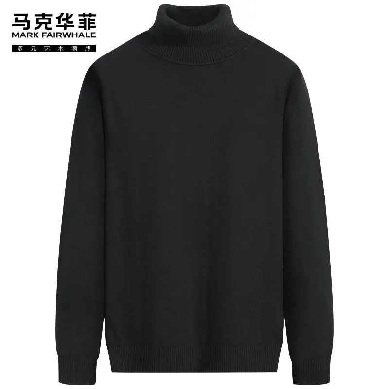 [No Sense of Restraint] Men's Turtleneck Sweater Autumn and Winter New Half Turtleneck Men's Knitted knitted sweater