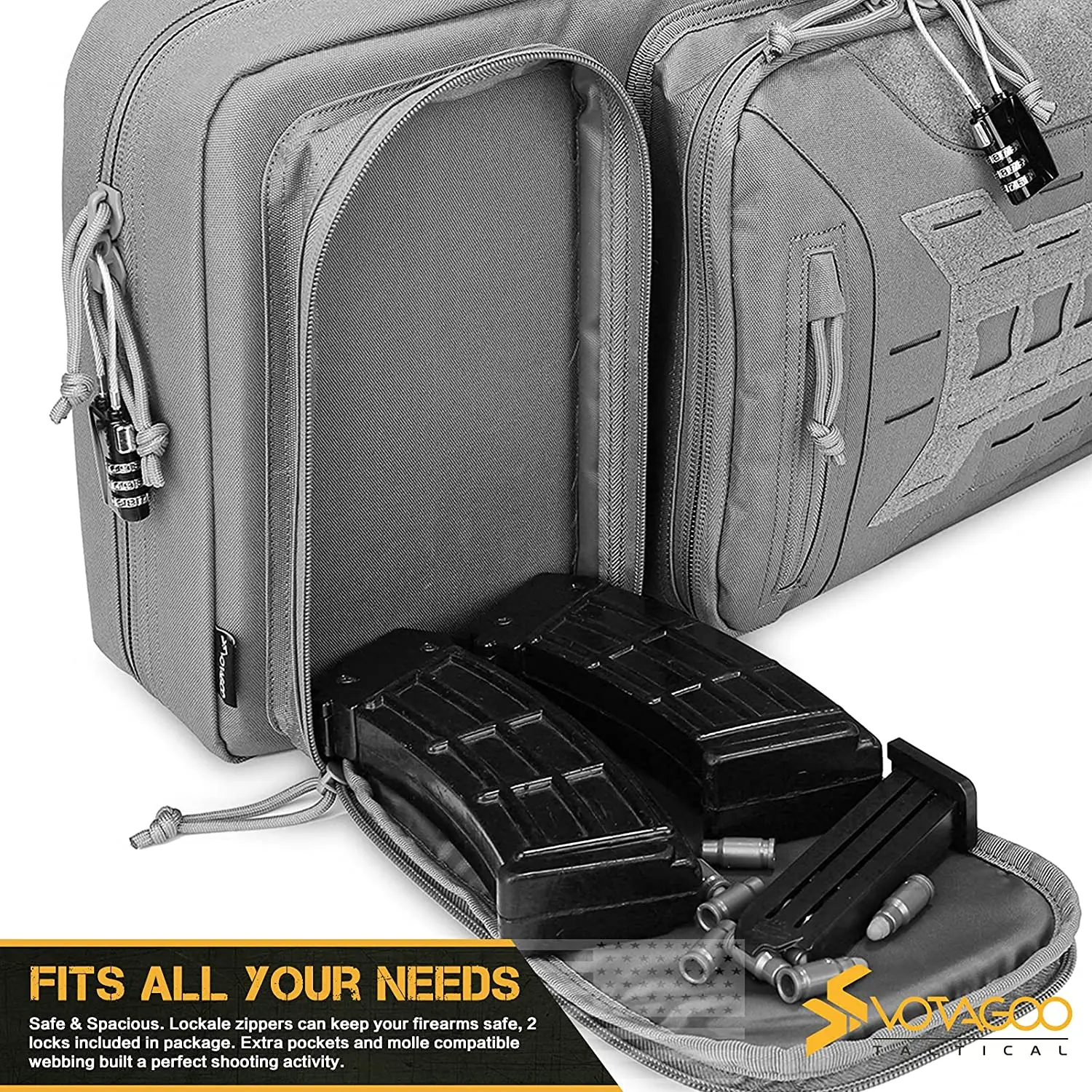 42in 3.7kg Army Gun Bag Hunting Rifle Luggage Travel Tote Duffle Tactical Cover Case Airsoft Shooting Shotgun Military Assault
