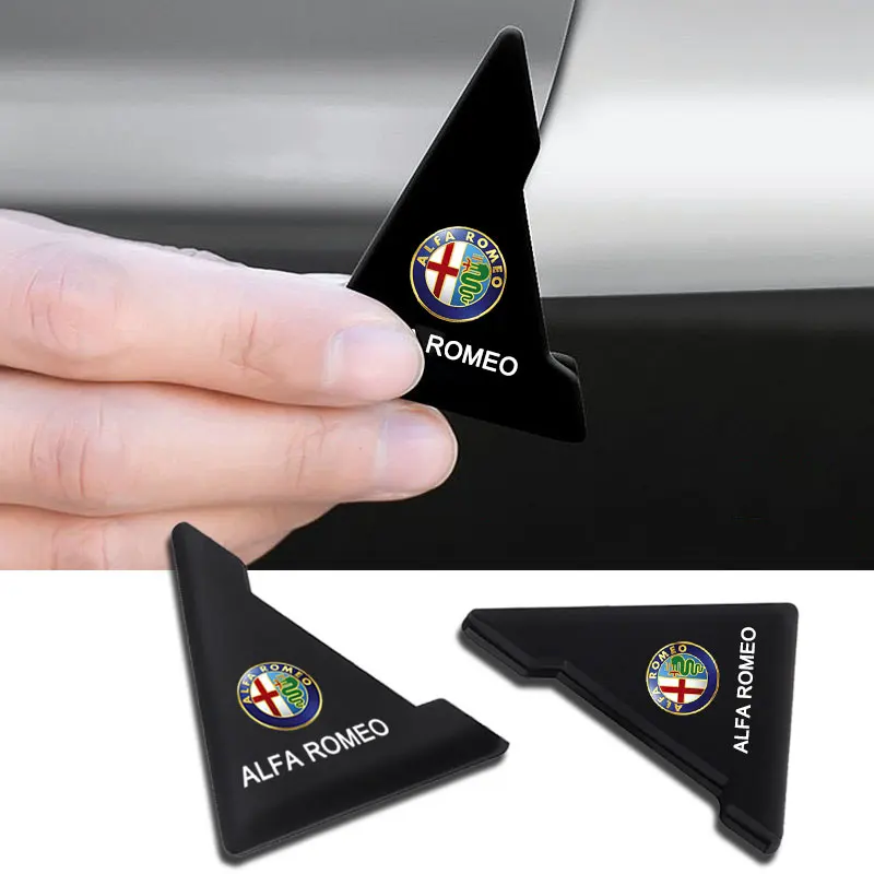 

2pcs Car Door Corner Anti-collision Protection Sticker for Alfa Romeo 147 159 156 Giulietta Giulia Mito Spider Alpha Nheadrest