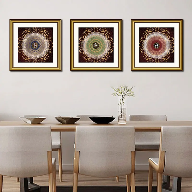 

Tibet Thangka Canvas Painting Tibetan Buddhist Mandala Wall Art Posters and Prints Faith Buddha Modern Home Decor Living Room