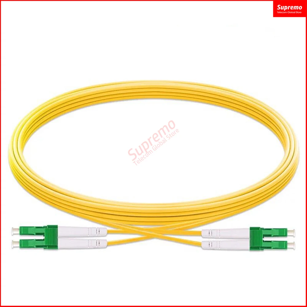 10 шт./лот 1 5 метров LC/APC волоконный патч корд FTTH дуплексный одномодовый кабель
