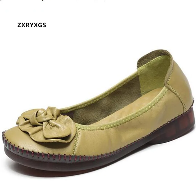 

Акция; Женская кожаная обувь из натуральной кожи с милым бантом; Обувь на плоской подошве; Удобная обувь на нескользящей мягкой подошве; Мод...