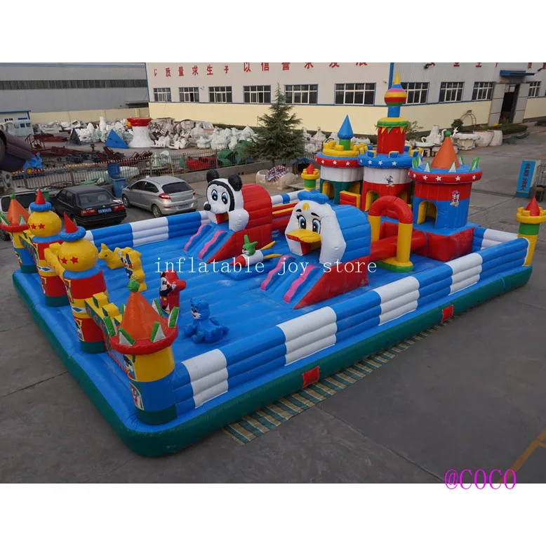 Бесплатная доставка в морской порт надувная игровая площадка для замка