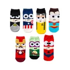 Хлопковые носки для косплея супергероев Q version, носки унисекс для взрослых