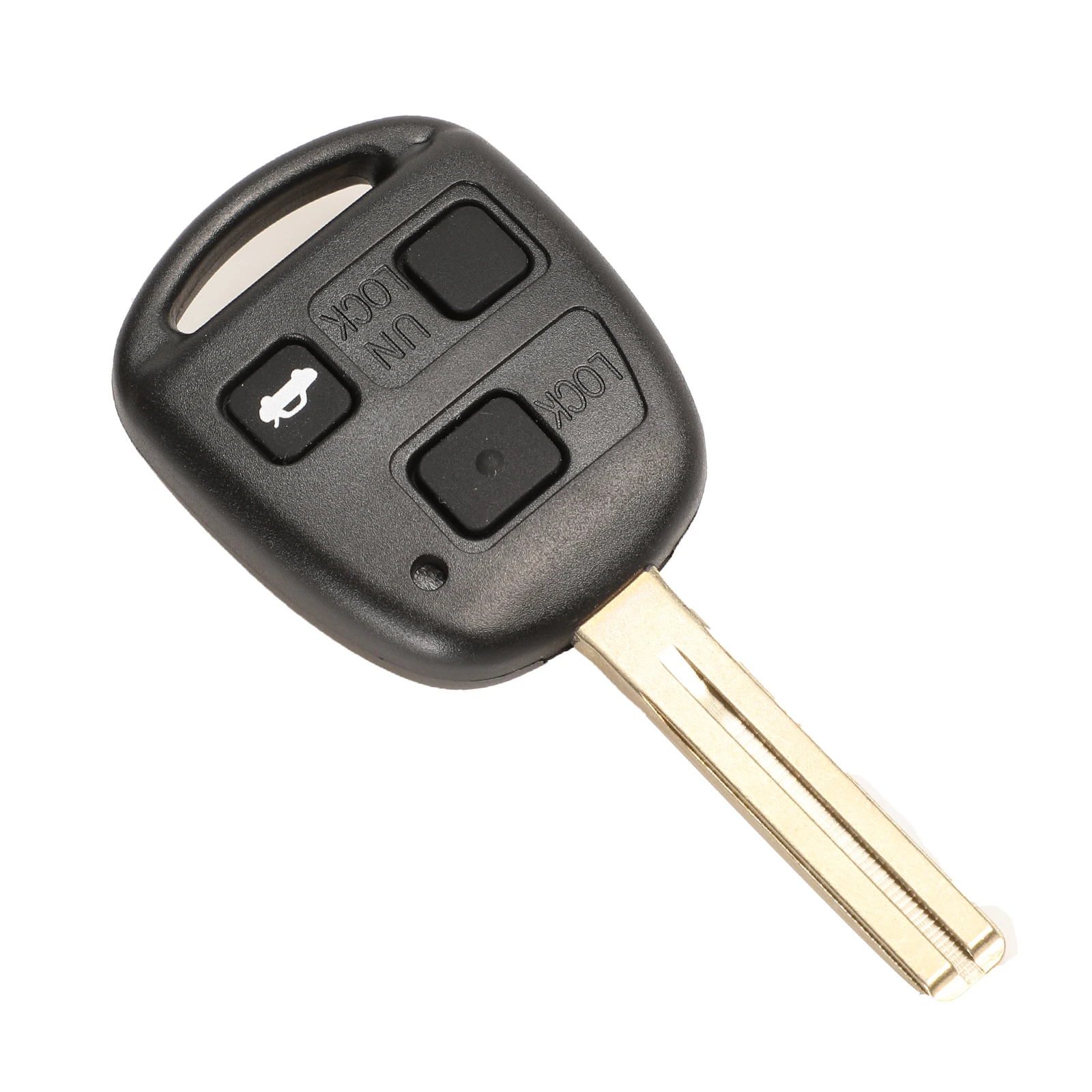 3b toy48 Jingyuqin Toy43 Toy48 2/3 кнопочный автомобильный чехол для ключей, чехол для Toyota Avensis Corolla для Lexus Rav4 с резиновой накладкой - Цвет: 3b toy48