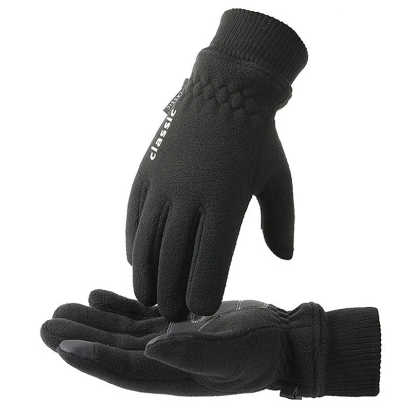 

Winter Gloves Unisex Premium Anti-slip Thickening Touchscreen Keep Warm Gloves For Men Women HA