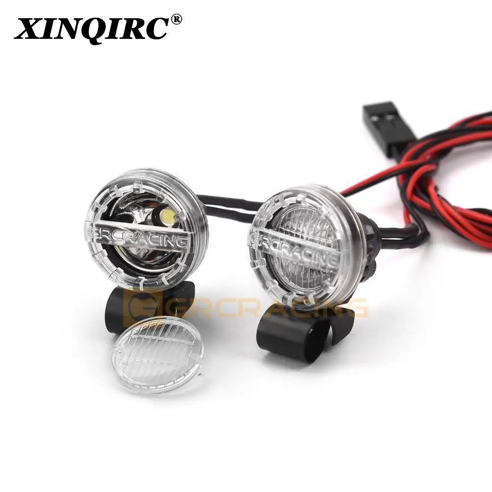 

16mm round spotlight off-road headlamp searchlight for 1:10 remote control tracked vehicle trx4 trx6 scx10 90046 car accessories