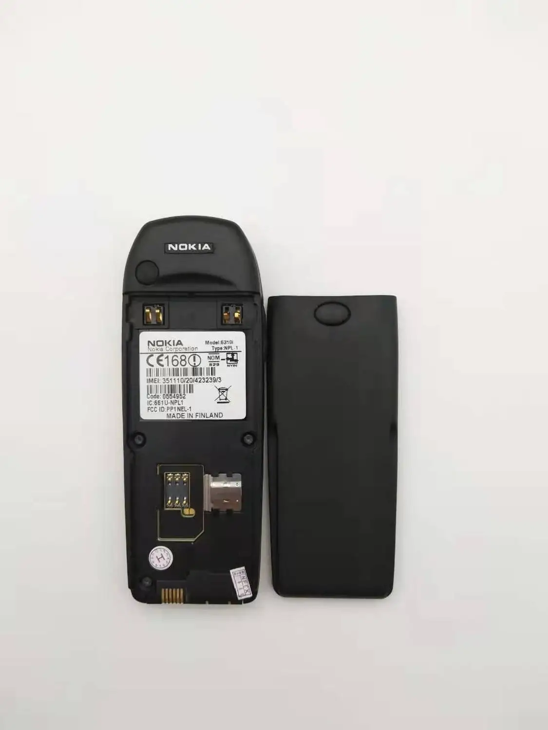 6310i разблокированный Nokia 6310i 2G GSM трехдиапазонный Bluetooth классический мобильный телефон Восстановленный