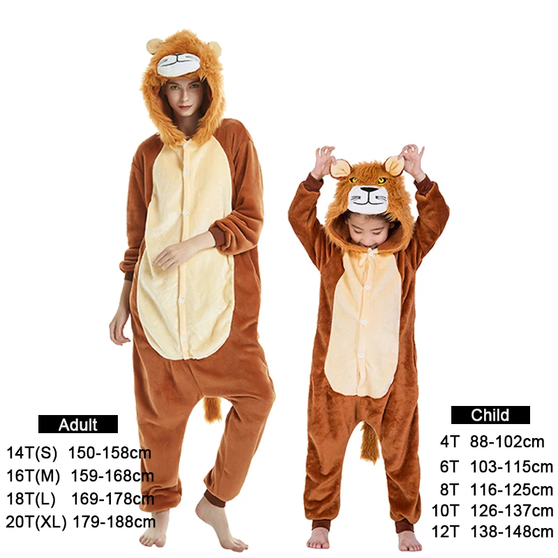 Новый единорог пижамы onesie для женщин кигуруми в виде панды зимние фланелевые