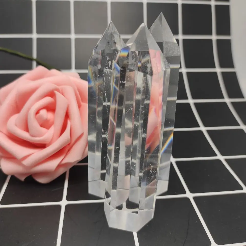 

1pcs 8-10cm White smelting wand point natural stones and crystals healing quartz minerals gemstones home decoration