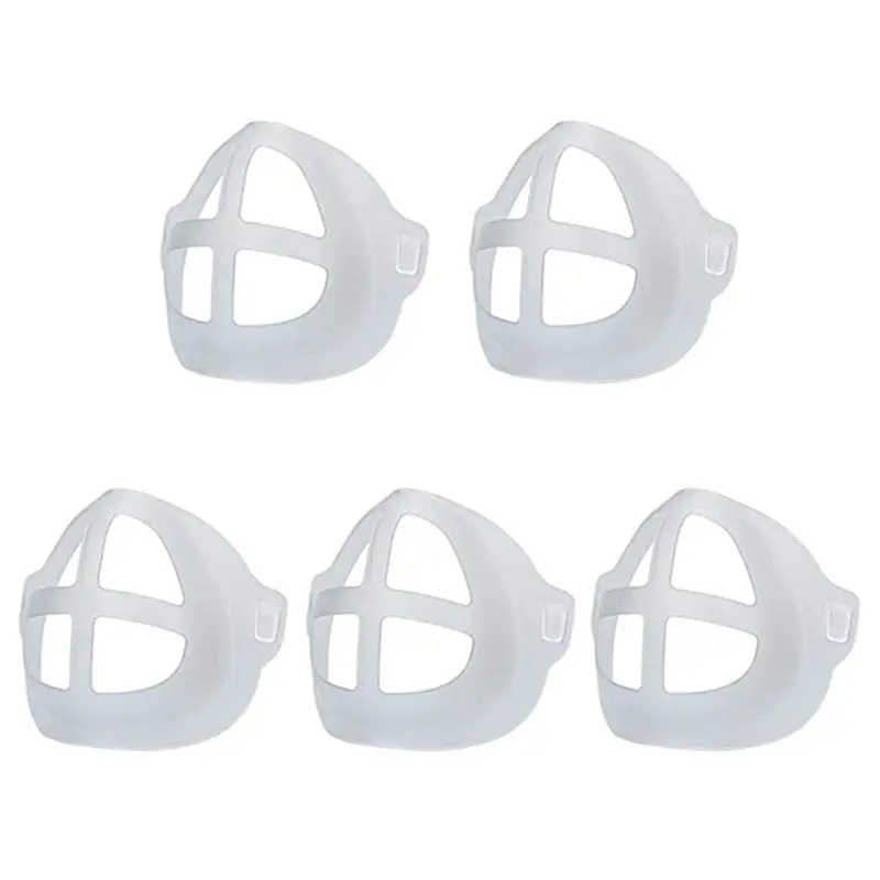 5Pcs Lipstick Protection Breathable Mask Bracket Prevent Makeup Removal Enhance Breathing Space Nose Pad | Аксессуары для одежды