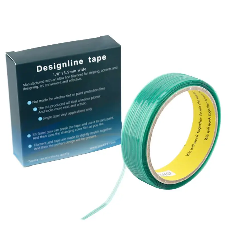 

50M Knifeless Cutting Design Line Tape Film Sticker Squeegee Wrap Tool Flexible