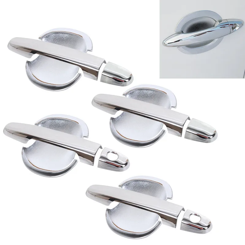 Крышка для автомобильной дверной ручки хромированная накладка + чаши Toyota Corolla 2003