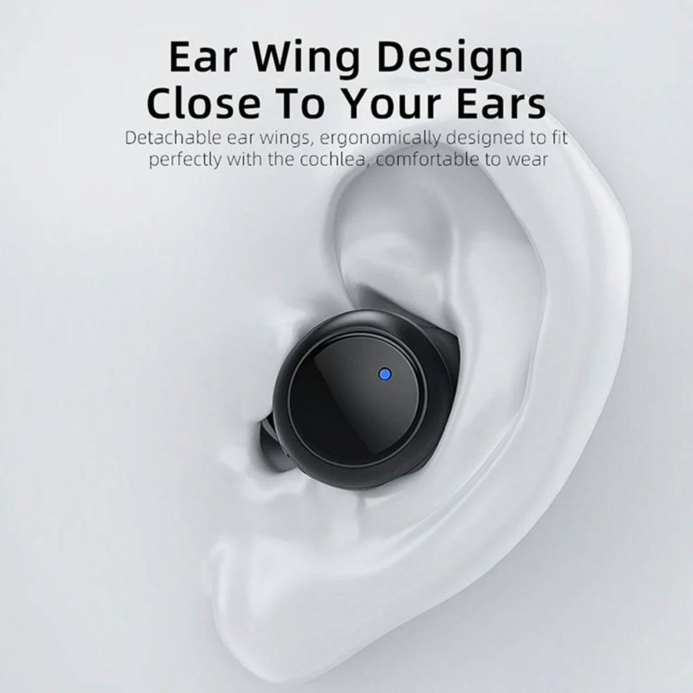 

Essager T24 TWS Bluetooth 5.0 Headphones Stereo True Wireless Earphones In Ear Handsfree Earbuds Headphones With Microphone