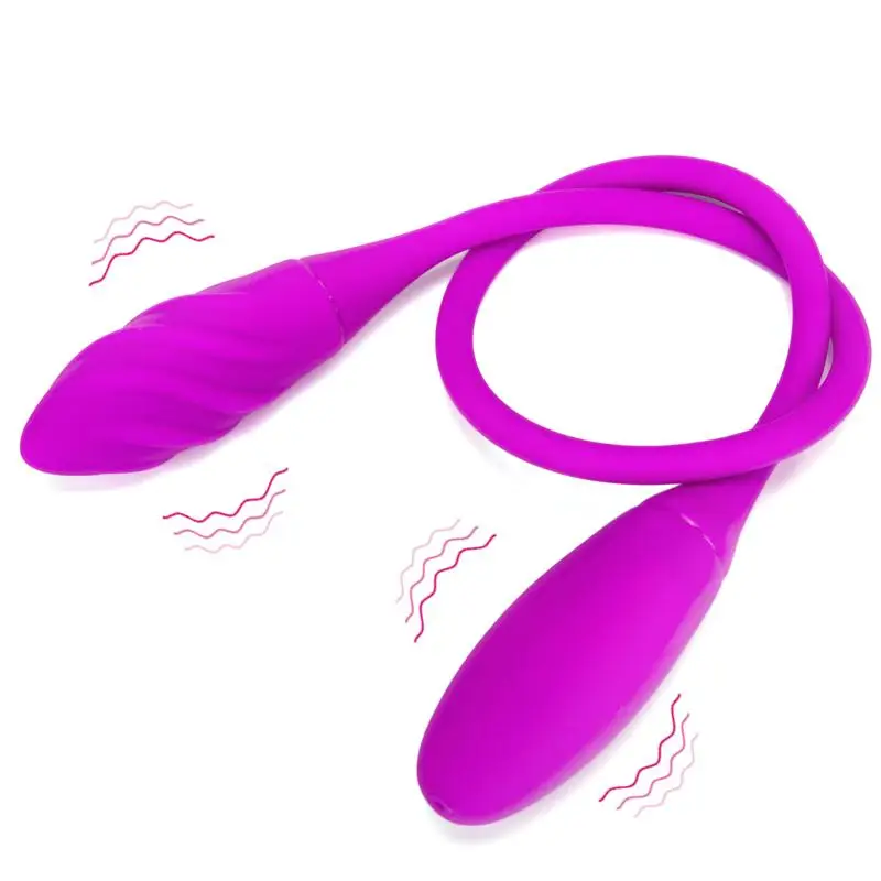 Для клитора двойная головка сексуальные игрушки для лесбиянок Анальная пробка