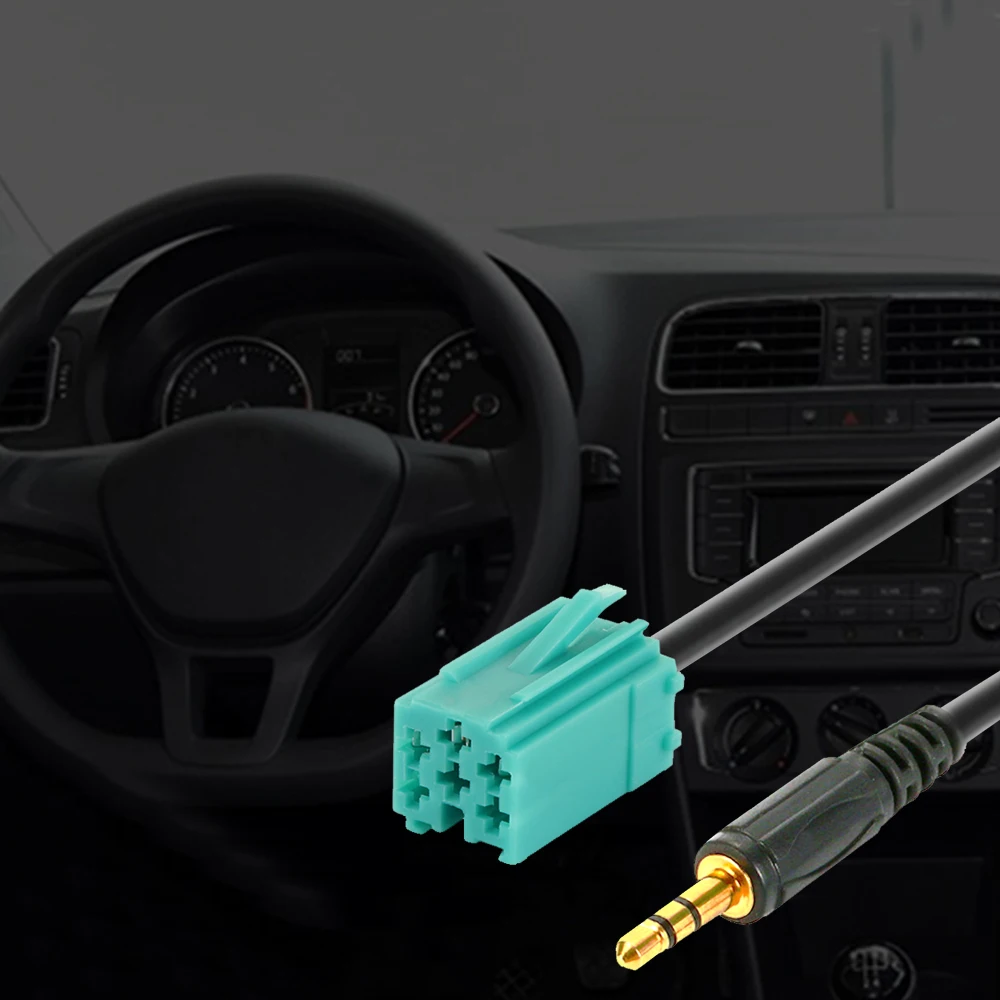 Автомобильный 3 5 мм AUX CD Стерео аудиокабель для Renault Clio Megane Espace Kangoo Laguna 2005 2006 2007 2008
