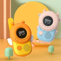 2021 2pcs mini walkie talkies interphone childrens radio toy phone 3km transmission transceiver interactive toys for girls kids
