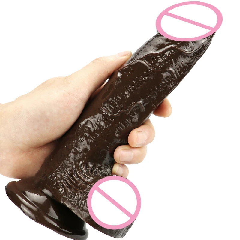 Супер большой реалистичный фаллоимитатор эротический с присоской секс игрушки