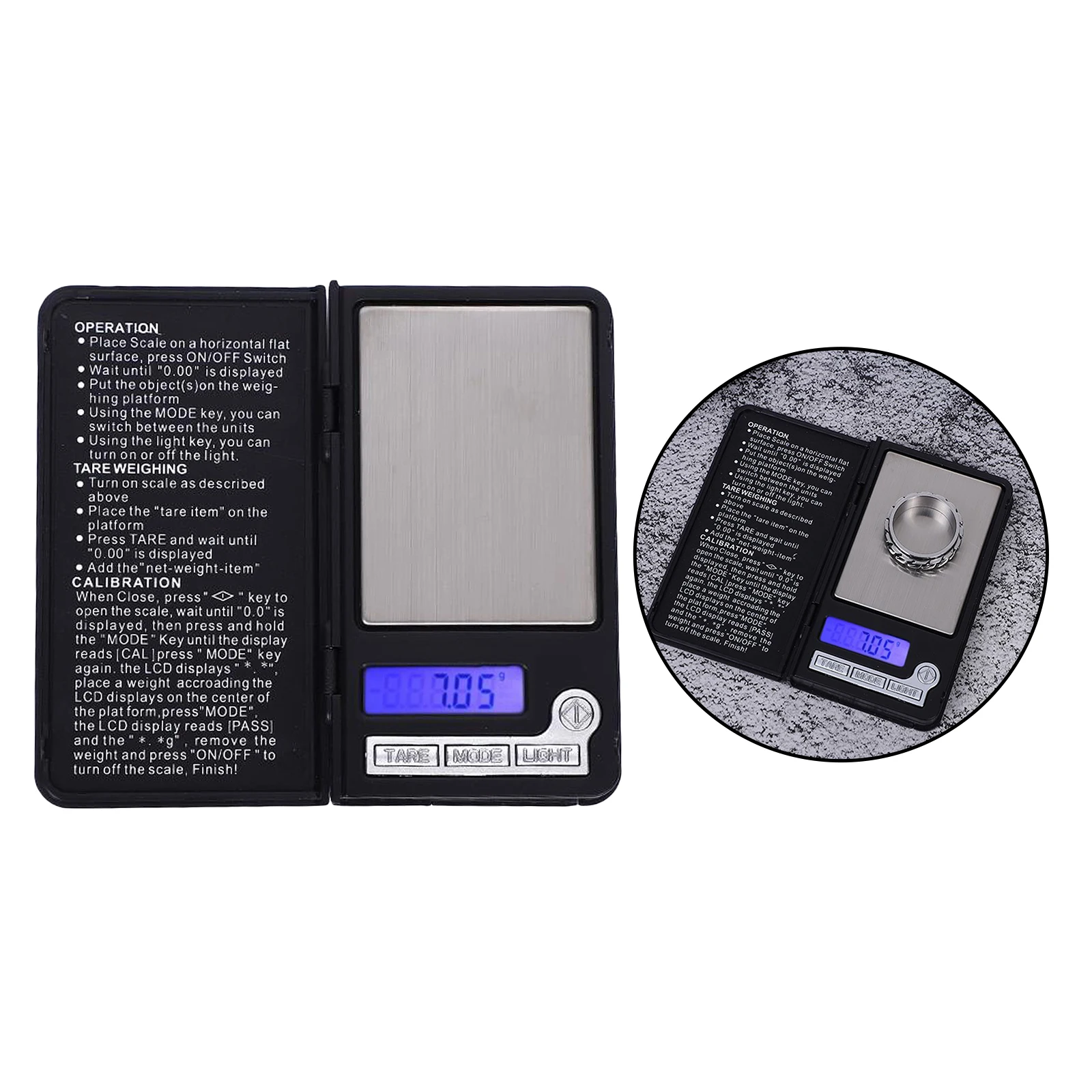 

Digital Pocket Scale 100g X 0.01g Food Jewelry Gold Gram Weight Scale