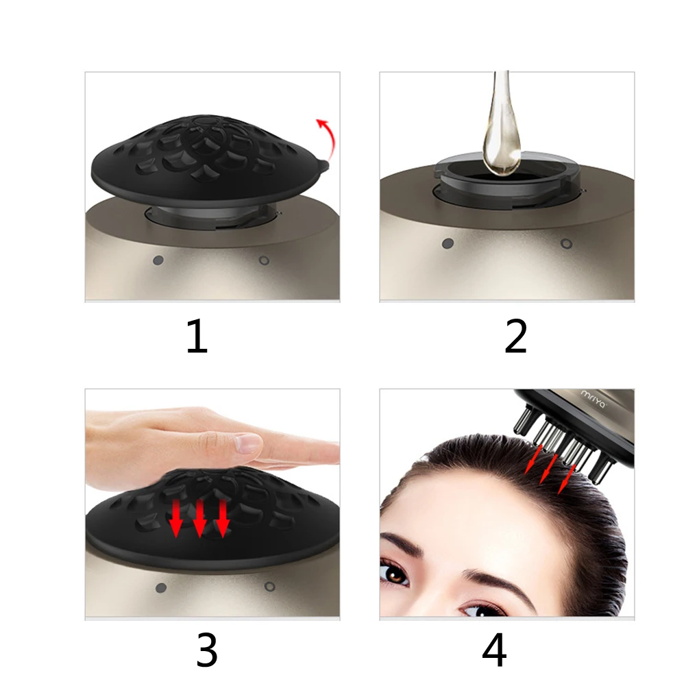 Жидкая направляющая для роста волос моющаяся многофункциональная насадка с