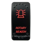 12 В 20A  24 В 10A двойной красный светодиод 5P ВКЛ.ВЫКЛ. SPST Кулисный Push-переключатель роторный маячок водонепроницаемый для автомобиля лодки грузовика автоматический выключатель